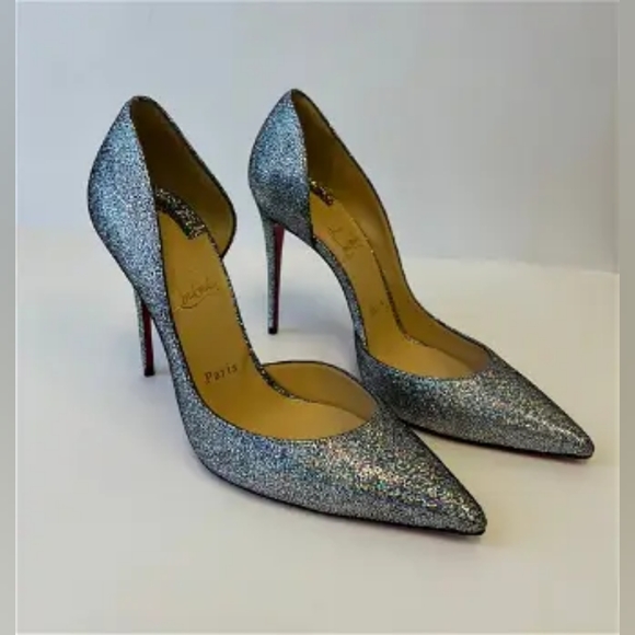 Christian Louboutin "Iriza 100 Nappa Mica" - Picture 1 of 11